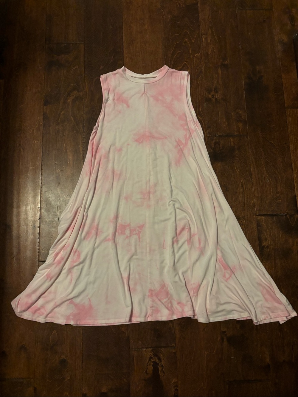 Nordstrom Girl’s Sleeveless Pink Tie-Dye Swing Dress
